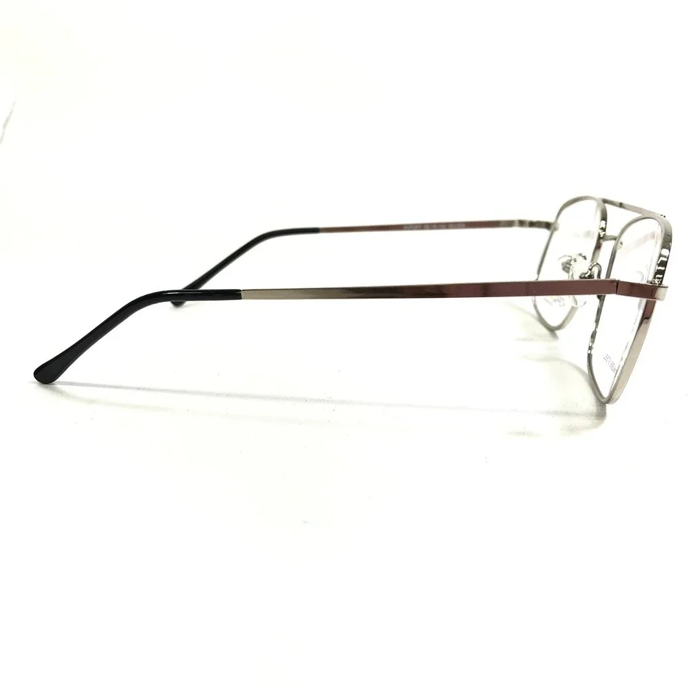 Horizon Eyeglasses Frames H-PORT SILVER Square Full Rim 55-19-142